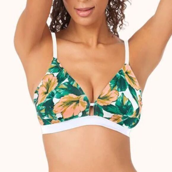 Lively  The Busty Bralette Bikini Top in Havana Print  Size 2 - Picture 1 of 5